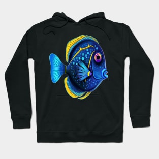 Blue Tang Smiling Hoodie